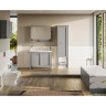 Тумба VITRA VALARTE с раковиной с дверцами 80 см серый матовый 62154